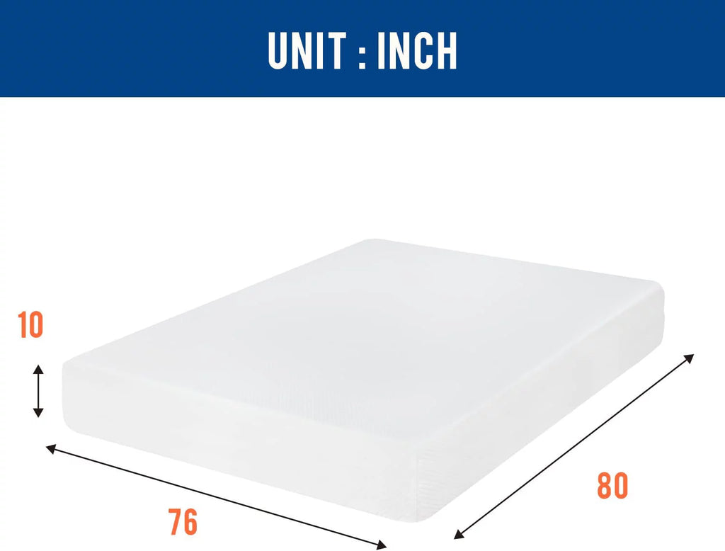 6 Inch Gel Memory Foam Medium Firm Twin Mattress P812152