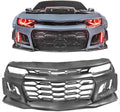 Black PP Front Bumper Cover with Grille for 2014-2015 Chevy Camaro Q438