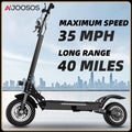 1300W Motor 40 Miles 35 mph 10" Pneumatic Tire Foldable Electric Scooter B2360