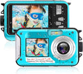 Waterproof 2.7K Full HD 48MP Underwater Digital Camera with Dual Screens G128