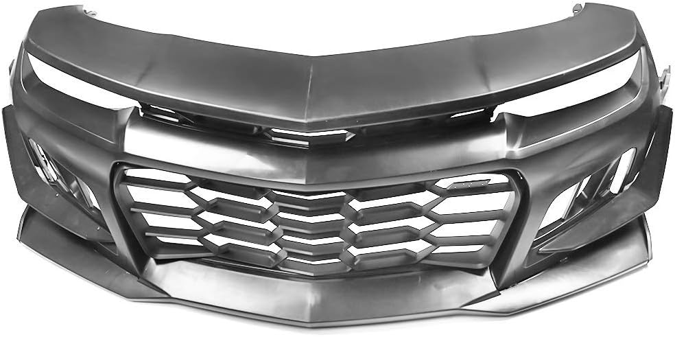 Black PP Front Bumper Cover with Grille for 2014-2015 Chevy Camaro Q438
