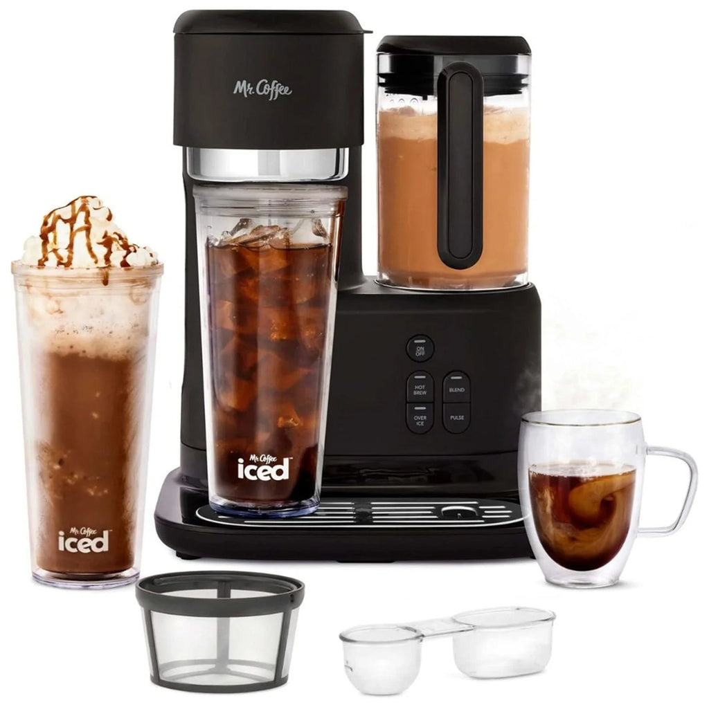 3-in-1 Iced and Hot Coffee and Tea Maker and Blender with Reusable Filter B4783