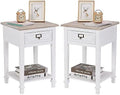 End Table with Charging Station and Drawer J233