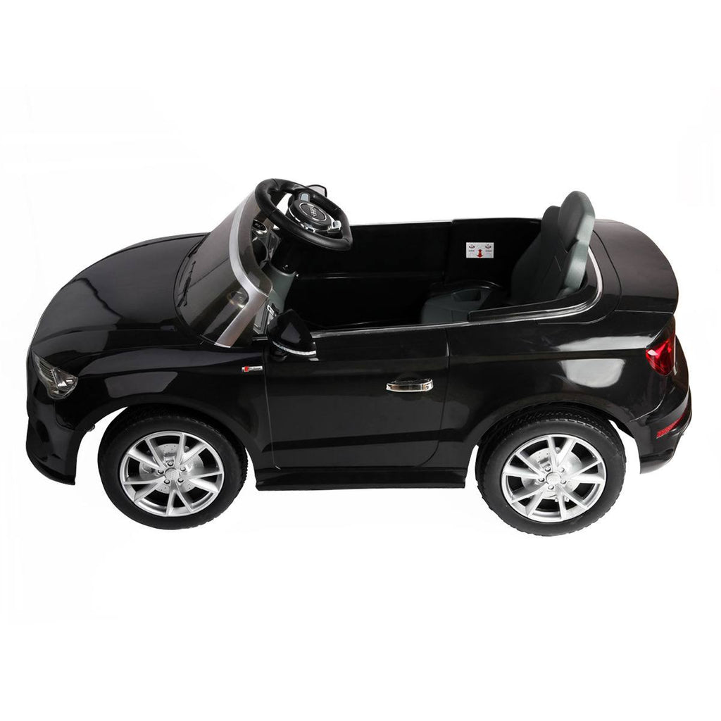 12 V Black Kids Ride on Car with RC W559885