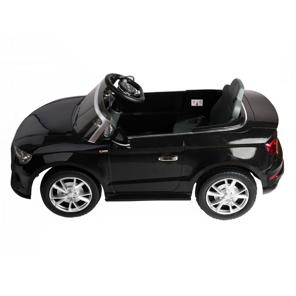 12 V Black Kids Ride on Car with RC W559885