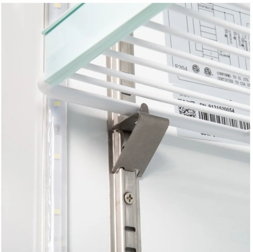Heavy Duty 45 cu. ft. Commercial Refrigerator Merchandiser 2 Glass Door Stainless Steel U758421