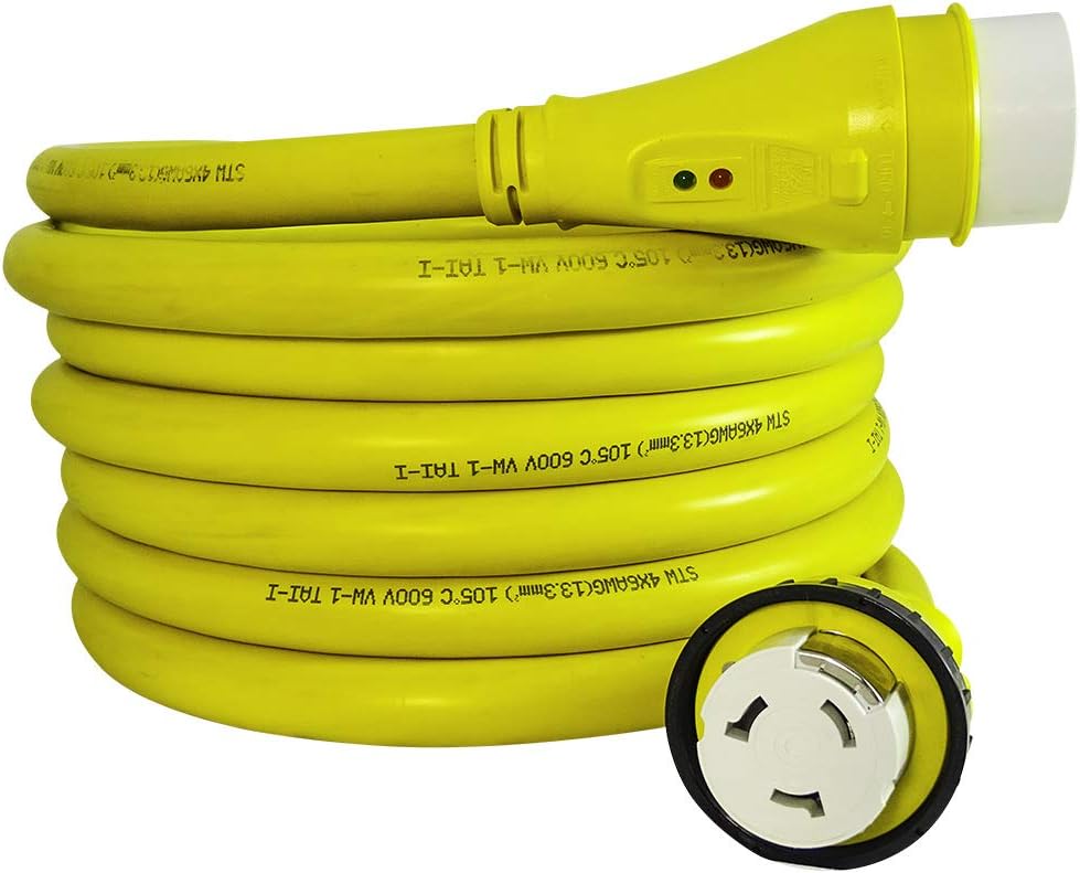 25FT 50 Amp Shore Power Cord Extension Cable N5619