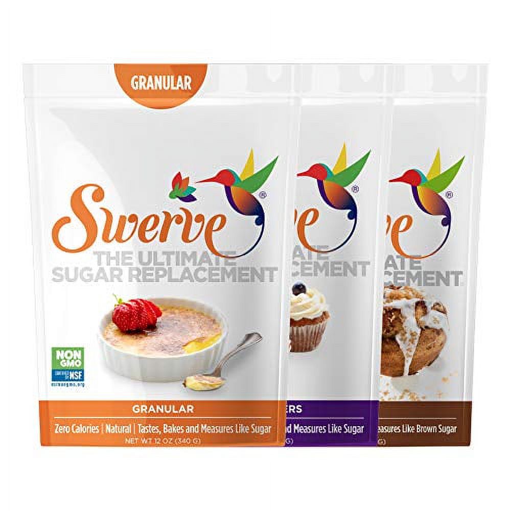 Granular, Confectioners, and Brown Sweetener 3 pack O52437