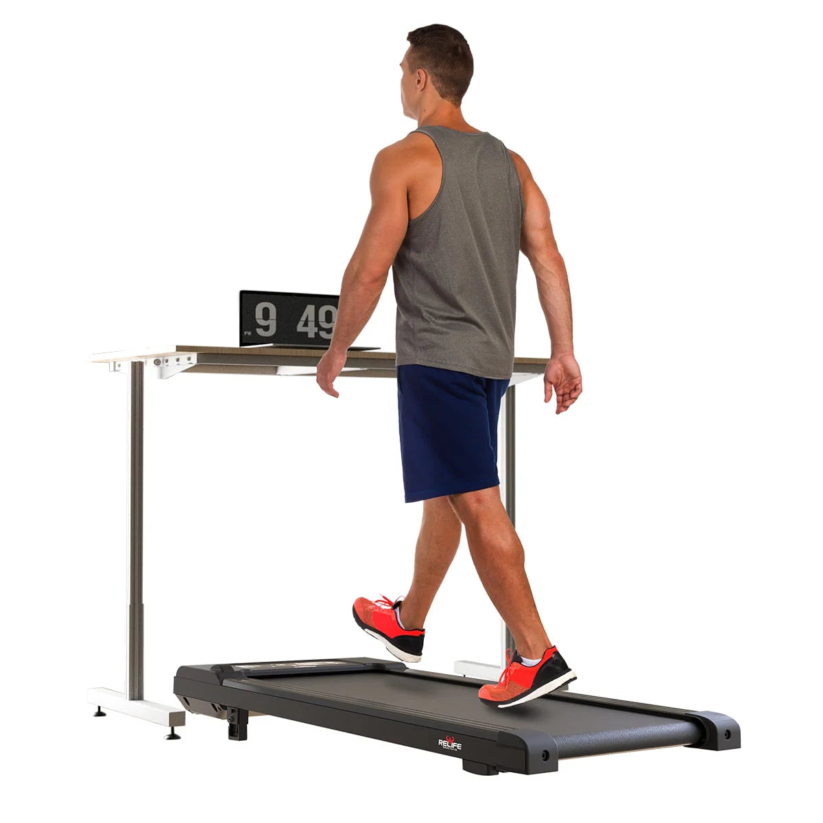 2 in 1 Foldable Treadmill 2.5HP O36836