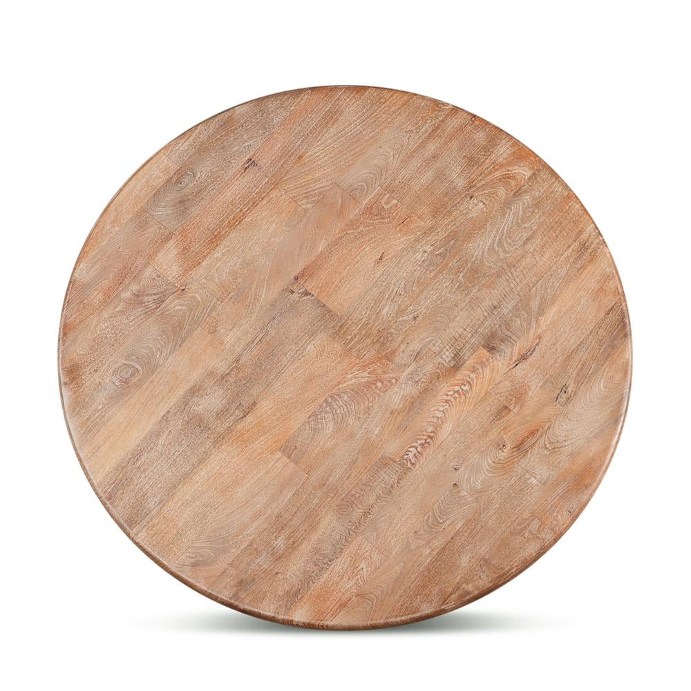 48-Inch Round Mango Wood Dining Table B60255