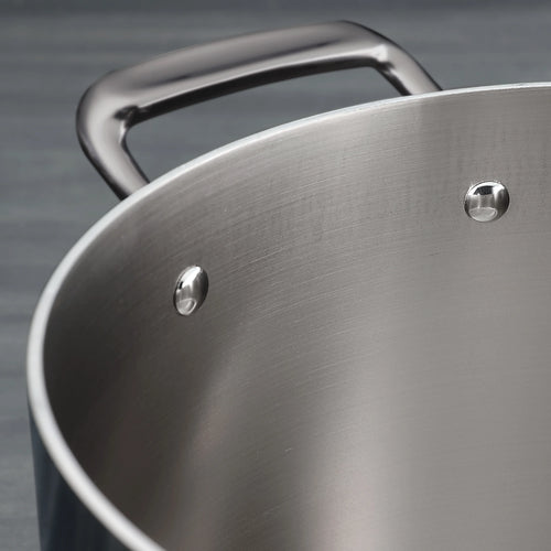 10-Piece Stainless Steel Cookware Set with Glass Lids P64431