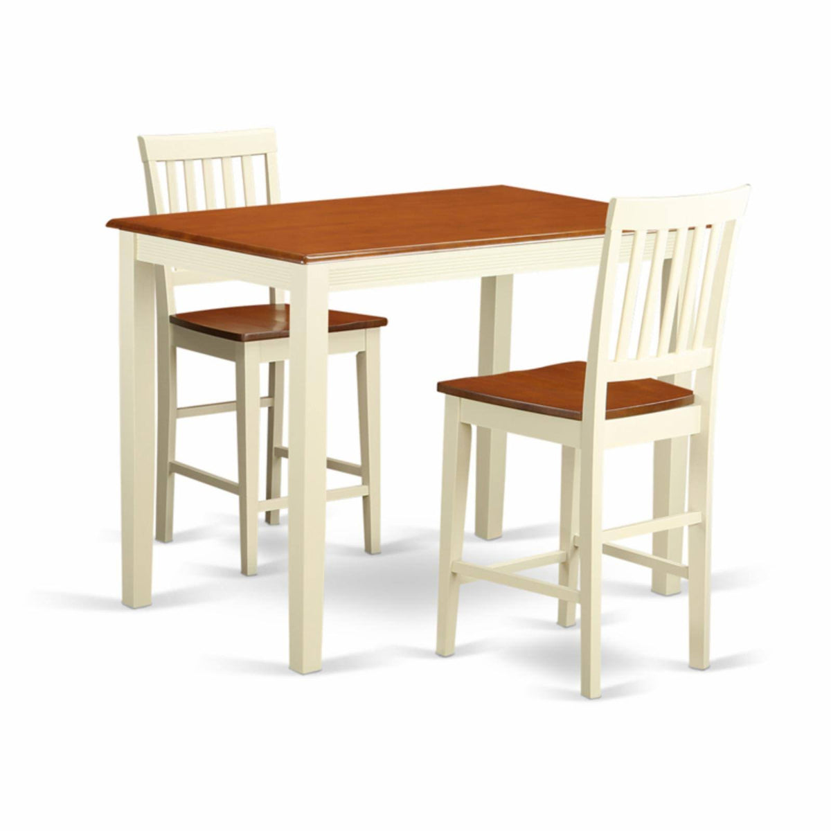 3-Piece Counter Height Pub Set with 2 Bar Stools V25435