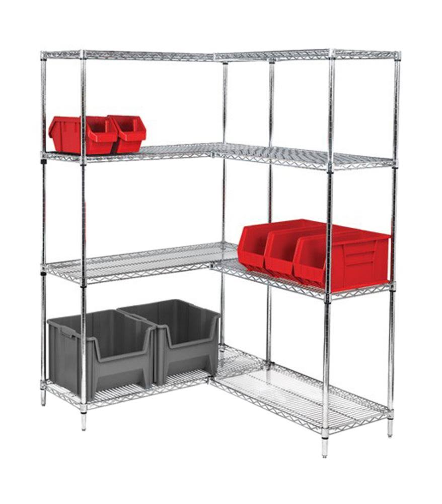 Chrome 4-Shelf Starter Unit V1534