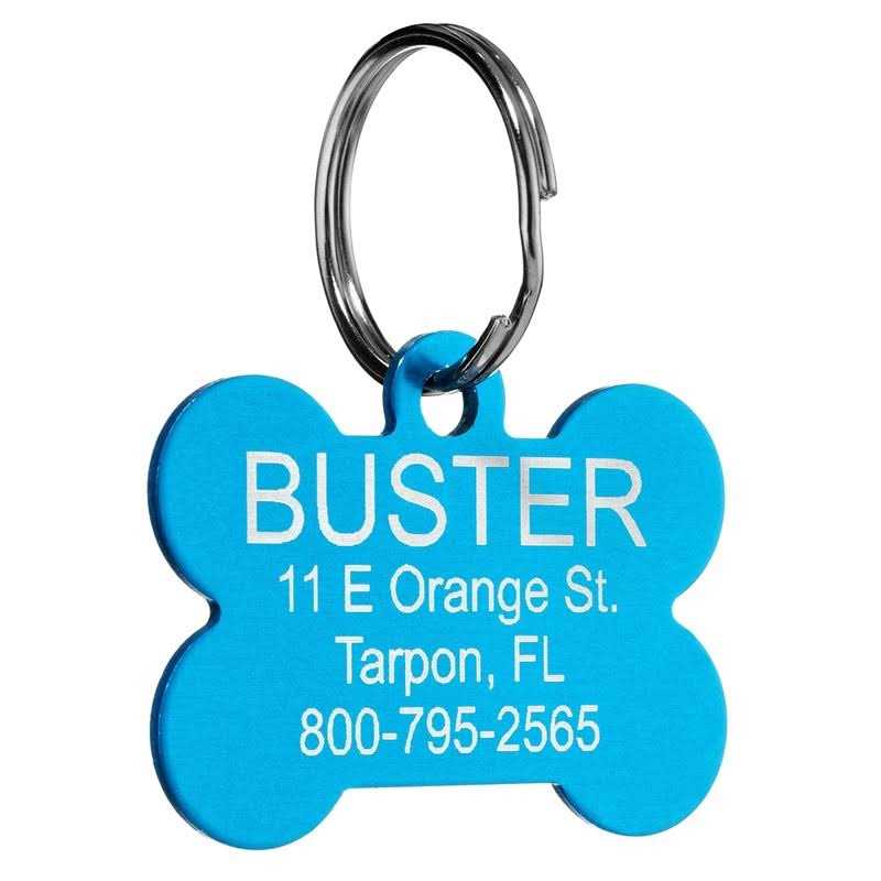 Pet ID Tags in 8 Shapes, 8 Colors, and Two Sizes K671078