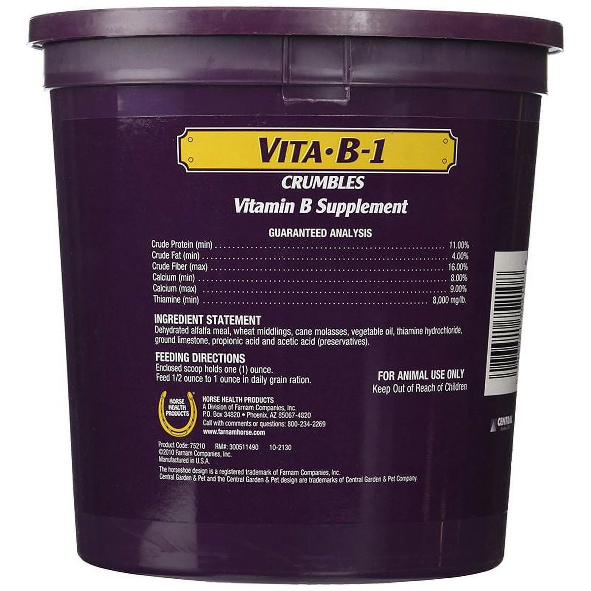 Vita B1 Crumbles 3lb B3784